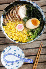 typical japan soup known as ramen