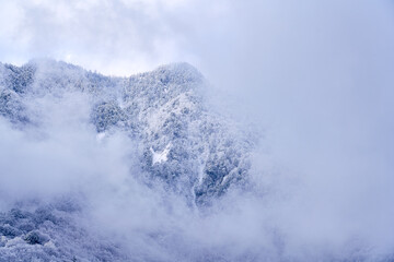 winter mountain landscape