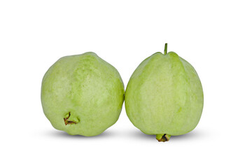 Guava fruit isolated on white background