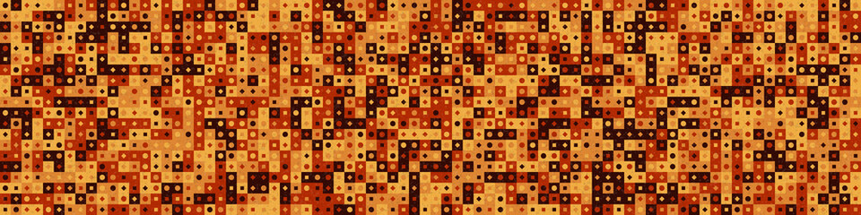 Abstract Geometric Pattern generative computational art illustration