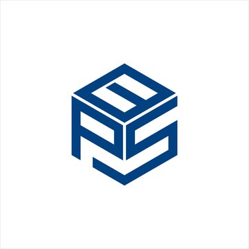 Geometric BPS Logo Design, PSB letter Vector 