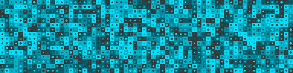 Abstract Geometric Pattern generative computational art illustration