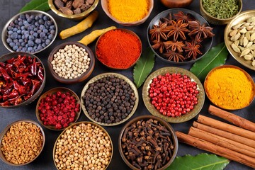 Spices and herbs.