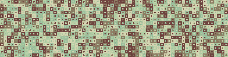 Abstract Geometric Pattern generative computational art illustration