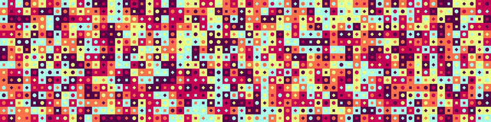 Abstract Geometric Pattern generative computational art illustration