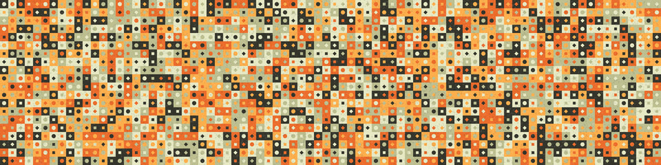 Obraz premium Abstract Geometric Pattern generative computational art illustration