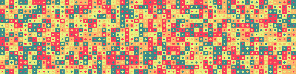 Abstract Geometric Pattern generative computational art illustration