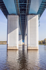 Fototapeta premium bridge over the river