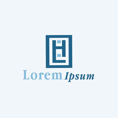 Blue Bookstore Creative Logo Design Vector