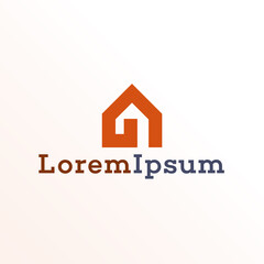 Fototapeta premium Creative House Elegant Logo Design Vector
