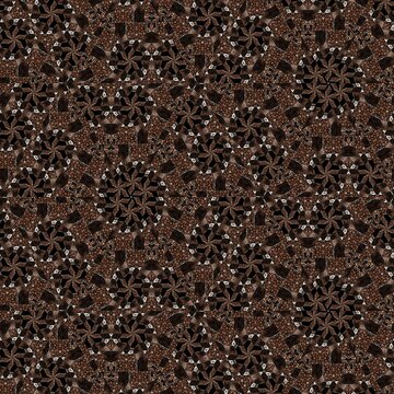 Pattern shape seamless abstract contemporary  design for background, scarf pattern texture for print on cloth, cover photo, website, mandala decoration, retro, vintage, trend, 3d illustration, baroque