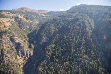 Mountain in the swiss alps