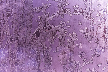 pink water drops on glass