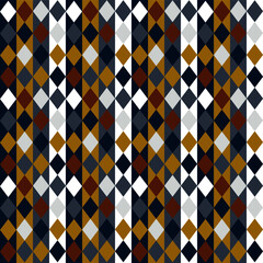 Diamond vector shape with seamless pattern of luxury style.