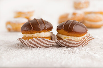 kok on a close look with a white background