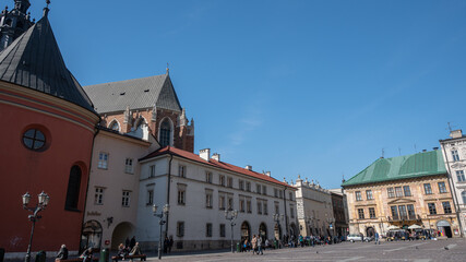 Obraz premium cracow small square 