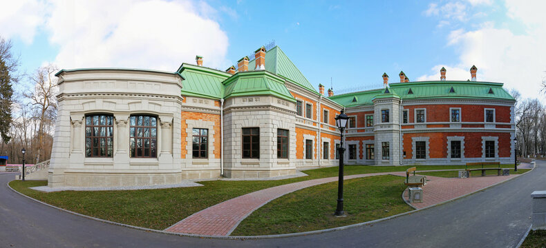 Zhlobin , Belarus - March 16, 2016: the estate Tour Gatovsky. Historical and architectural monuments of Belarus.