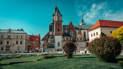 Naklejka premium wawel castle cracow