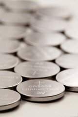 A pile of button battery