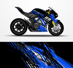 Motorcycle Sportbikes wrap decal and vinyl sticker design.