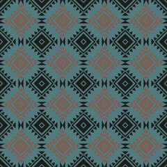 Seamless aztec pattern. ethic decorative illustration with geometric ornaments.