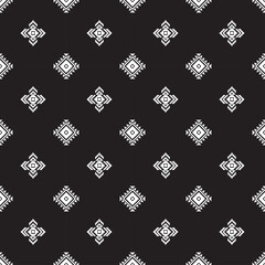 Seamless aztec pattern. ethic decorative illustration with geometric ornaments.