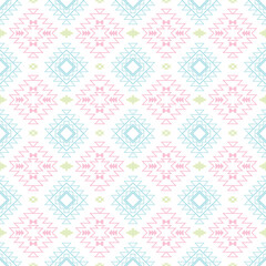 Seamless aztec pattern. ethic decorative illustration with geometric ornaments.