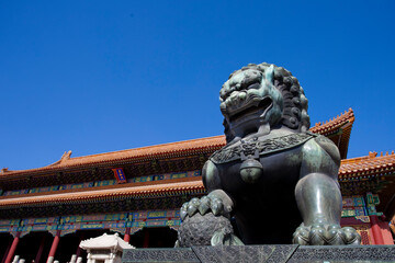 Lion statue in the Imperial Palace 