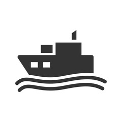 Ship travel icon