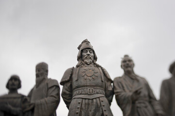 Fototapeta na wymiar Statue of Gen Gi Khan
