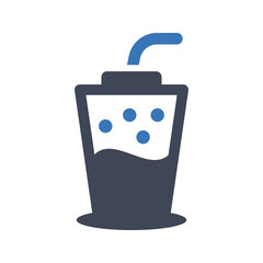 Obraz premium Cocktail icon vector