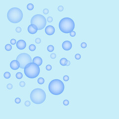 blue water drops pattern,  blue background with bubbles