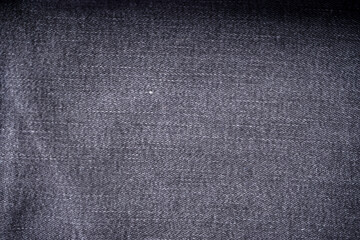 Denim pattern, gray jeans background, place for text. Jeans texture, flat lay.