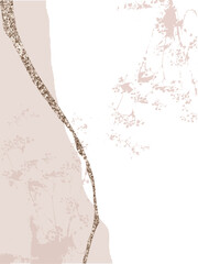 Fototapeta premium Abstract Marble Trendy Texture in Pink blush and Gold foil colo