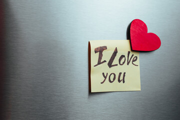 I love you fridge sticker