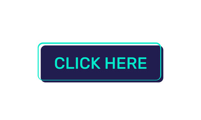 Click here vector buttons isolated on white background