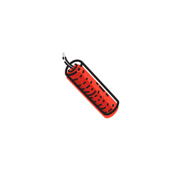 Firecracker isolated on white background. Vector illustration of Chinese new year icon.