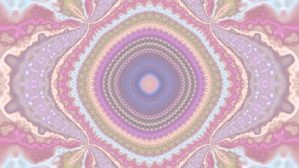Abstract pink texture kaleidoscope background.