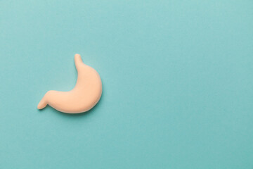 Treatment and prevention of stomach. Ulcer and abdominal pain. Copy space for text.