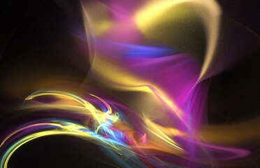 abstract background with glowing lines