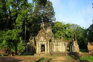 Phimeanakas Temple at Angkor Thom, Bayon, Khmer architecture in Siem Reap, Cambodia, Asia, UNESCO World Heritage