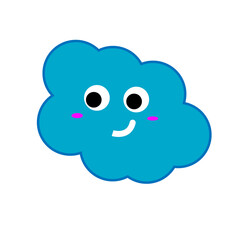 Awesome small cloud illustration