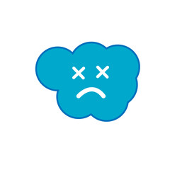 Sad Cloud illustration