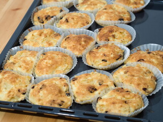 Apple and Cottage Cheese Muffins