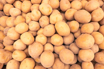 close up of potatoes