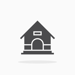 Dog house icon.