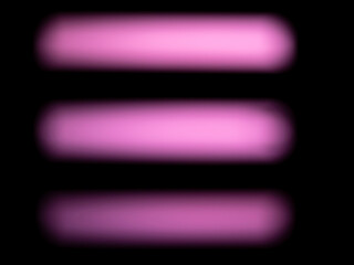 Blurry purple and pink bright light stripes in night.