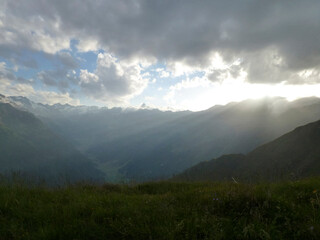 Stubai high-altitude hiking trail, lap 1 in Tyrol, Austria