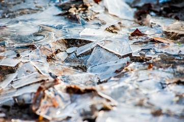 ghiaccio a pezzi - texture