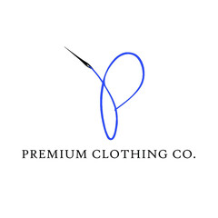 Fototapeta premium P letter logo